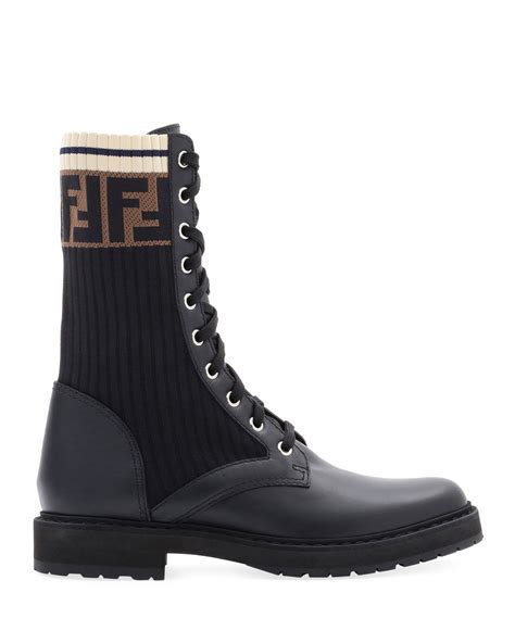 Fendi military boots